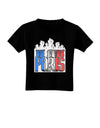 Je Suis Paris - Strong Toddler T-Shirt Dark by-Toddler T-Shirt-TooLoud-Black-2T-Davson Sales