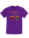 Jejeje Mexican Chili Peppers Childrens Dark T-Shirt-Childrens T-Shirt-TooLoud-Purple-X-Small-Davson Sales