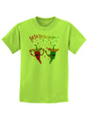 Jejeje Mexican Chili Peppers Childrens T-Shirt-Childrens T-Shirt-TooLoud-Lime-Green-X-Small-Davson Sales