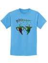 Jejeje Mexican Chili Peppers Childrens T-Shirt-Childrens T-Shirt-TooLoud-Aquatic-Blue-X-Small-Davson Sales