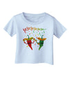 Jejeje Mexican Chili Peppers Infant T-Shirt-Infant T-Shirt-TooLoud-Light-Blue-06-Months-Davson Sales