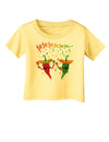 Jejeje Mexican Chili Peppers Infant T-Shirt-Infant T-Shirt-TooLoud-Daffodil-Yellow-06-Months-Davson Sales