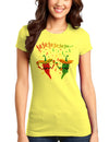 Jejeje Mexican Chili Peppers Juniors T-Shirt-Womens Juniors T-Shirt-TooLoud-Yellow-Small-Davson Sales