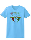 Jejeje Mexican Chili Peppers Womens T-Shirt-Womens T-Shirt-TooLoud-Aquatic-Blue-X-Small-Davson Sales