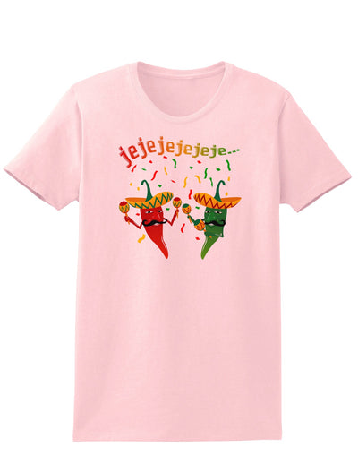 Jejeje Mexican Chili Peppers Womens T-Shirt-Womens T-Shirt-TooLoud-PalePink-X-Small-Davson Sales