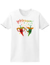 Jejeje Mexican Chili Peppers Womens T-Shirt-Womens T-Shirt-TooLoud-White-X-Small-Davson Sales