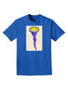 Jellyfish Outlined in Purple Watercolor Adult Dark T-Shirt-Mens T-Shirt-TooLoud-Royal-Blue-Small-Davson Sales