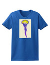 Jellyfish Outlined in Purple Watercolor Womens Dark T-Shirt-TooLoud-Royal-Blue-X-Small-Davson Sales