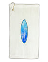 Jellyfish Surfboard Micro Terry Gromet Golf Towel 16 x 25 inch by TooLoud-Golf Towel-TooLoud-White-Davson Sales