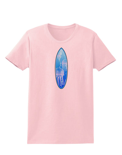 Jellyfish Surfboard Womens T-Shirt by TooLoud-Womens T-Shirt-TooLoud-PalePink-X-Small-Davson Sales