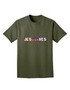 JesUSAves - Jesus Saves USA Design Adult Dark T-Shirt by TooLoud-Mens T-Shirt-TooLoud-Military-Green-Small-Davson Sales