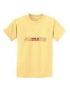 JesUSAves - Jesus Saves USA Design Childrens T-Shirt by TooLoud-Childrens T-Shirt-TooLoud-Daffodil-Yellow-X-Small-Davson Sales