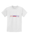 JesUSAves - Jesus Saves USA Design Childrens T-Shirt by TooLoud-Childrens T-Shirt-TooLoud-White-X-Small-Davson Sales