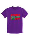 Jesus is the Reason for the Season Christmas Childrens Dark T-Shirt-Childrens T-Shirt-TooLoud-Purple-X-Small-Davson Sales