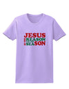 Jesus is the Reason for the Season Christmas Womens T-Shirt-Womens T-Shirt-TooLoud-Lavender-X-Small-Davson Sales