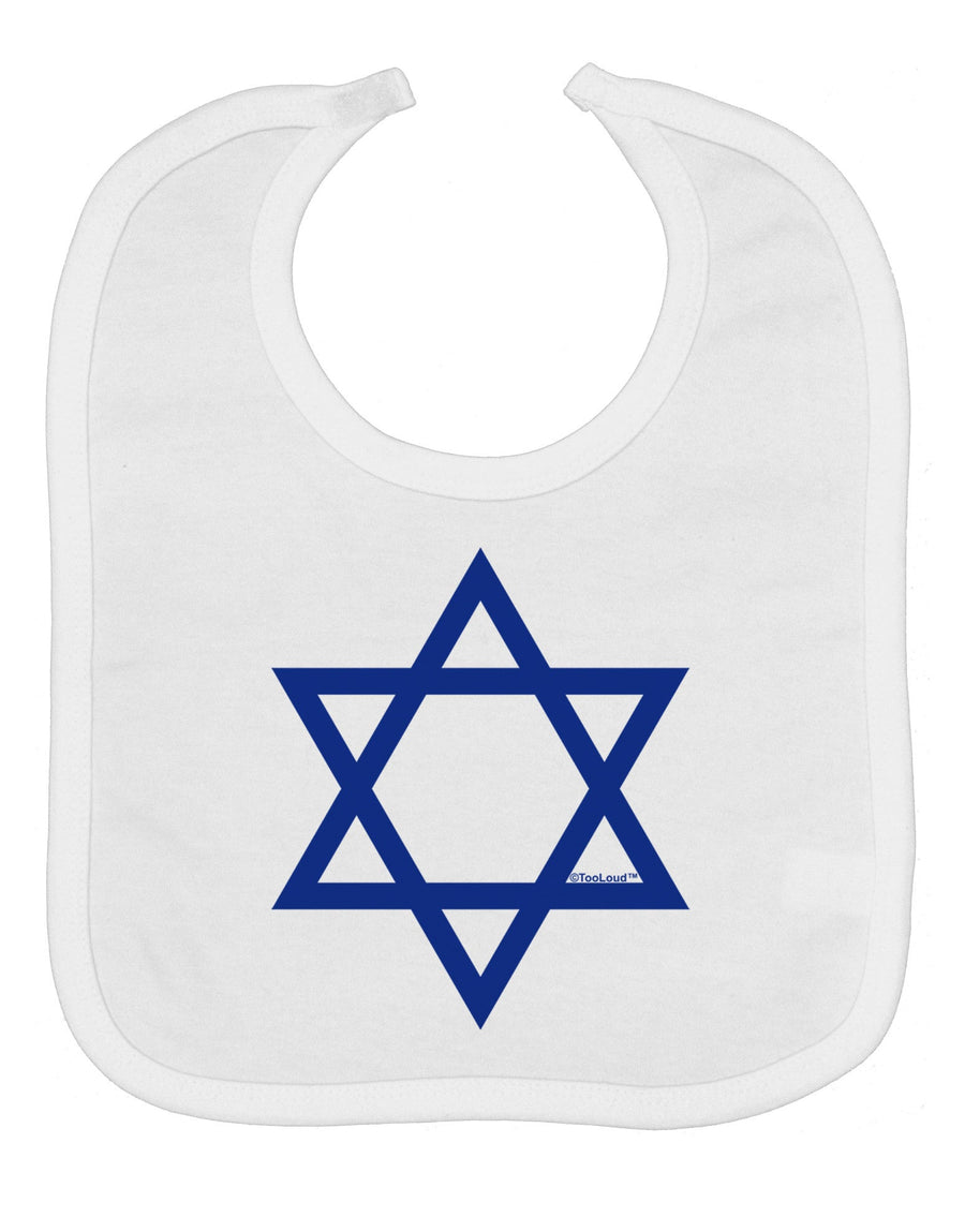 Jewish Star of David Baby Bib by TooLoud