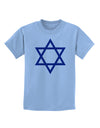 Jewish Star of David Childrens T-Shirt by TooLoud-Childrens T-Shirt-TooLoud-Light-Blue-X-Small-Davson Sales