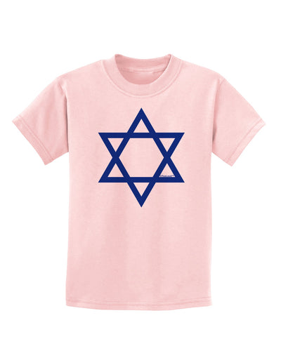 Jewish Star of David Childrens T-Shirt by TooLoud-Childrens T-Shirt-TooLoud-PalePink-X-Small-Davson Sales