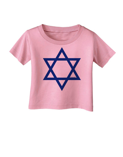 Jewish Star of David Infant T-Shirt by TooLoud-Infant T-Shirt-TooLoud-Candy-Pink-06-Months-Davson Sales