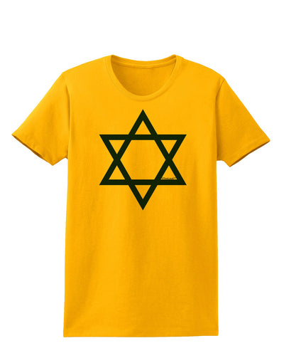 Jewish Star of David Womens T-Shirt by TooLoud-Womens T-Shirt-TooLoud-Gold-X-Small-Davson Sales