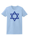 Jewish Star of David Womens T-Shirt by TooLoud-Womens T-Shirt-TooLoud-Light-Blue-X-Small-Davson Sales