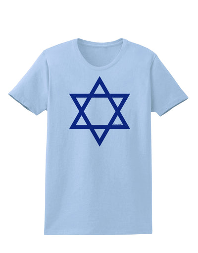 Jewish Star of David Womens T-Shirt by TooLoud-Womens T-Shirt-TooLoud-Light-Blue-X-Small-Davson Sales