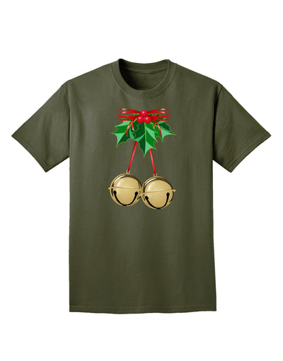 Jingle Balls Adult Dark T-Shirt-Mens T-Shirt-TooLoud-Military-Green-Small-Davson Sales