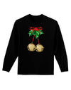 Jingle Balls Adult Long Sleeve Dark T-Shirt-TooLoud-Black-Small-Davson Sales