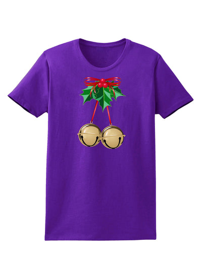 Jingle Balls Womens Dark T-Shirt-TooLoud-Purple-X-Small-Davson Sales