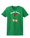 Jingle Balls with Text Womens Dark T-Shirt-TooLoud-Kelly-Green-X-Small-Davson Sales