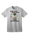 Jingle Bells All the Way: Premium Adult T-Shirt Collection-Mens T-shirts-TooLoud-AshGray-Small-Davson Sales