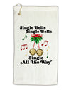 Jingle Bells All the way Micro Terry Gromet Golf Towel 11&#x22;x19-Golf Towel-TooLoud-White-Davson Sales