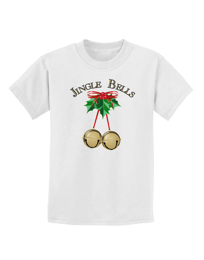 Jingle Bells Childrens T-Shirt-Childrens T-Shirt-TooLoud-White-X-Small-Davson Sales