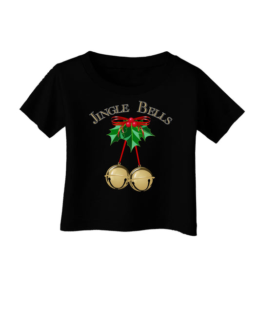 Jingle Bells Infant T-Shirt Dark by-Infant T-Shirt-TooLoud-Black-06-Months-Davson Sales