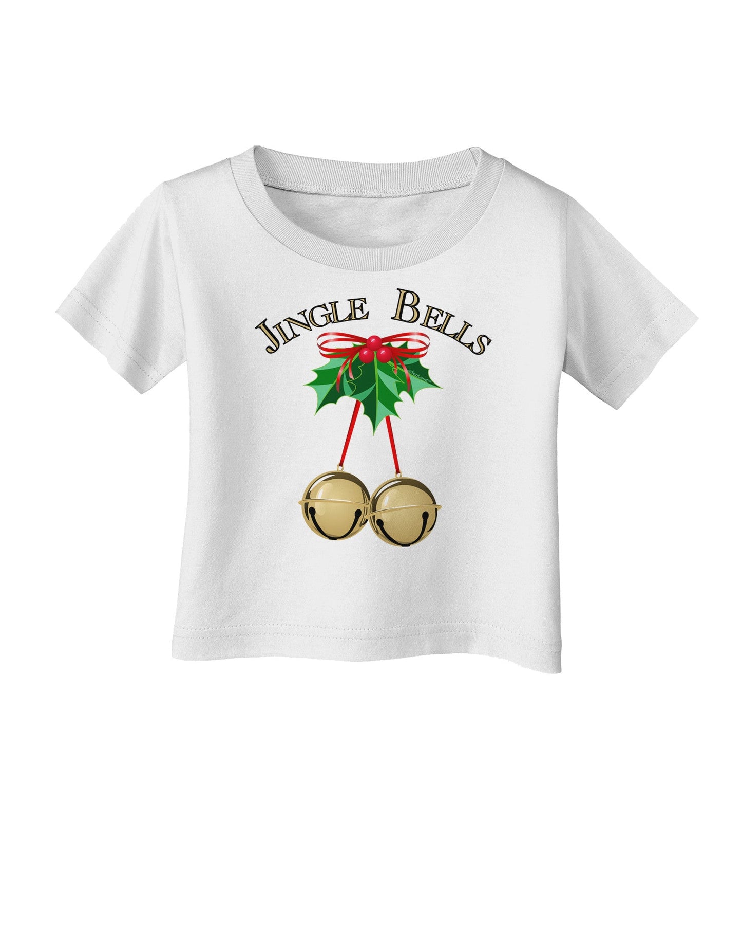 Jingle Bells Infant T-Shirt-Infant T-Shirt-TooLoud-White-06-Months-Davson Sales