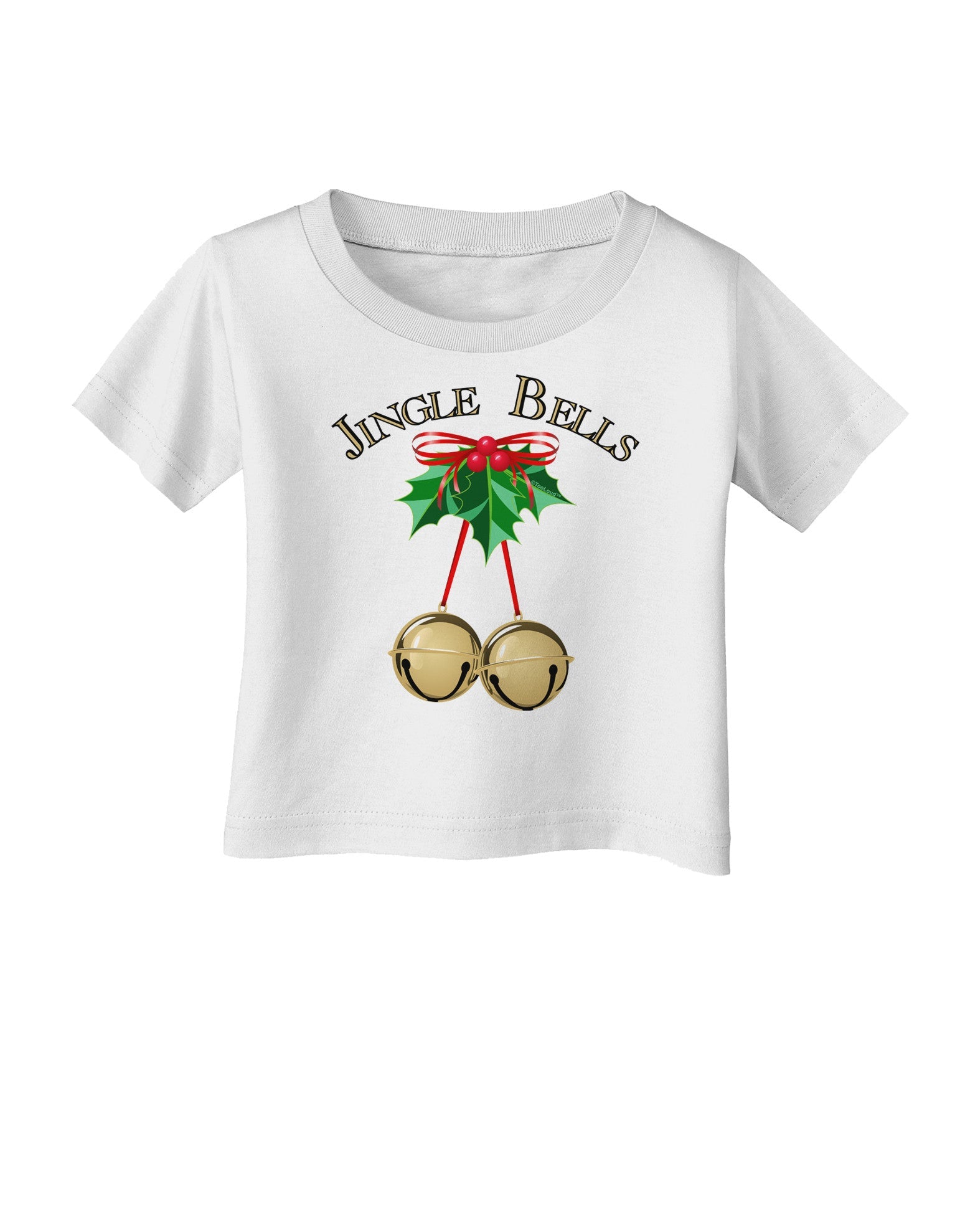 Jingle Bells Infant T-Shirt-Infant T-Shirt-TooLoud-White-06-Months-Davson Sales