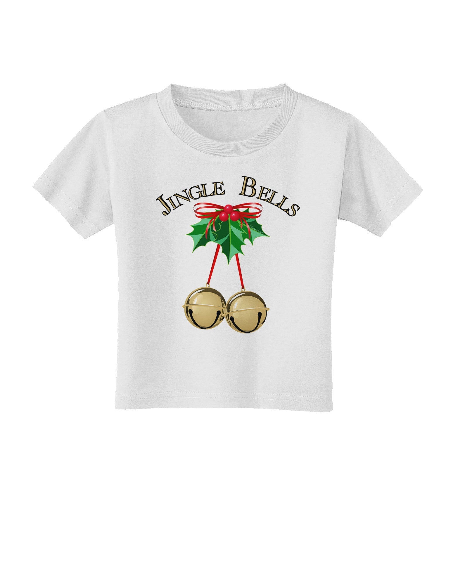 Jingle Bells Toddler T-Shirt-Toddler T-Shirt-TooLoud-White-2T-Davson Sales