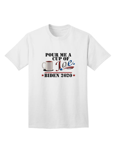 Joe Biden Adult T-Shirt - A Perfect Choice for Coffee Enthusiasts-Mens T-shirts-TooLoud-White-Small-Davson Sales
