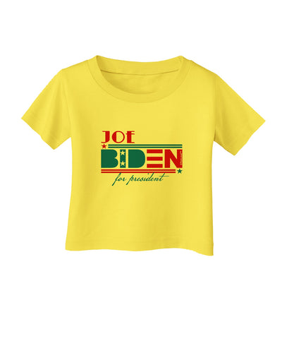 Joe Biden for President Infant T-Shirt Yellow 18Months Tooloud