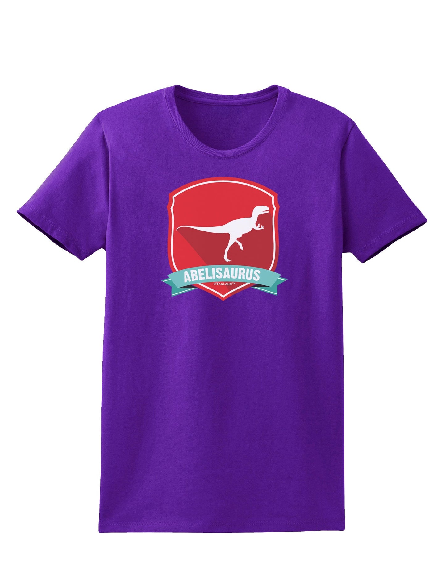 Jurassic Abelisaurus Dinosaur Design Womens Dark T-Shirt by TooLoud-Womens T-Shirt-TooLoud-Purple-X-Small-Davson Sales