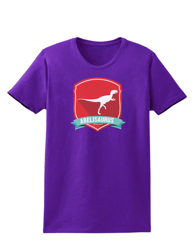 Jurassic Abelisaurus Dinosaur Design Womens Dark T-Shirt by TooLoud-Womens T-Shirt-TooLoud-Purple-X-Small-Davson Sales