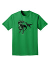 Jurassic Dinosaur Design 1 Adult Dark T-Shirt by TooLoud-Mens T-Shirt-TooLoud-Kelly-Green-Small-Davson Sales