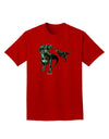 Jurassic Dinosaur Design 1 Adult Dark T-Shirt by TooLoud-Mens T-Shirt-TooLoud-Red-Small-Davson Sales