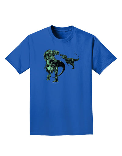 Jurassic Dinosaur Design 1 Adult Dark T-Shirt by TooLoud-Mens T-Shirt-TooLoud-Royal-Blue-Small-Davson Sales