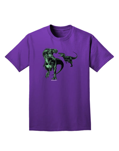 Jurassic Dinosaur Design 1 Adult Dark T-Shirt by TooLoud-Mens T-Shirt-TooLoud-Purple-Small-Davson Sales