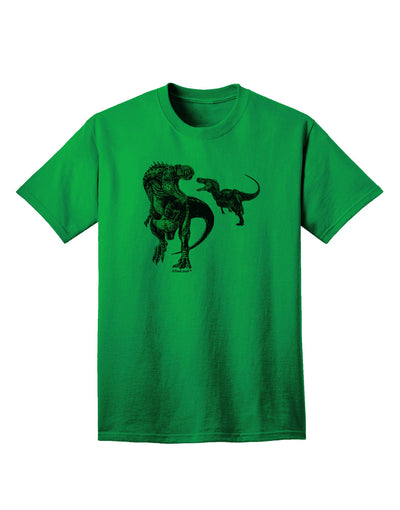 Jurassic Dinosaur Design 1 Adult T-Shirt - A Captivating Addition to Your Wardrobe by TooLoud-Mens T-shirts-TooLoud-Kelly-Green-Small-Davson Sales