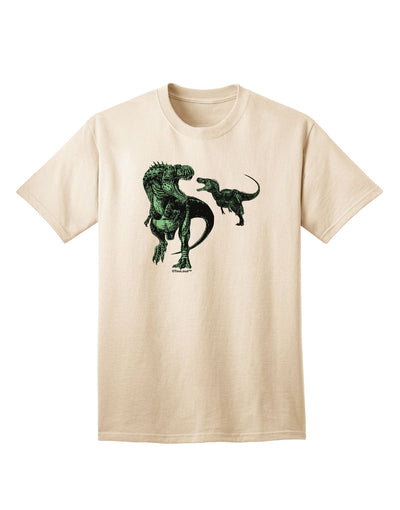 Jurassic Dinosaur Design 1 Adult T-Shirt - A Captivating Addition to Your Wardrobe by TooLoud-Mens T-shirts-TooLoud-Natural-Small-Davson Sales