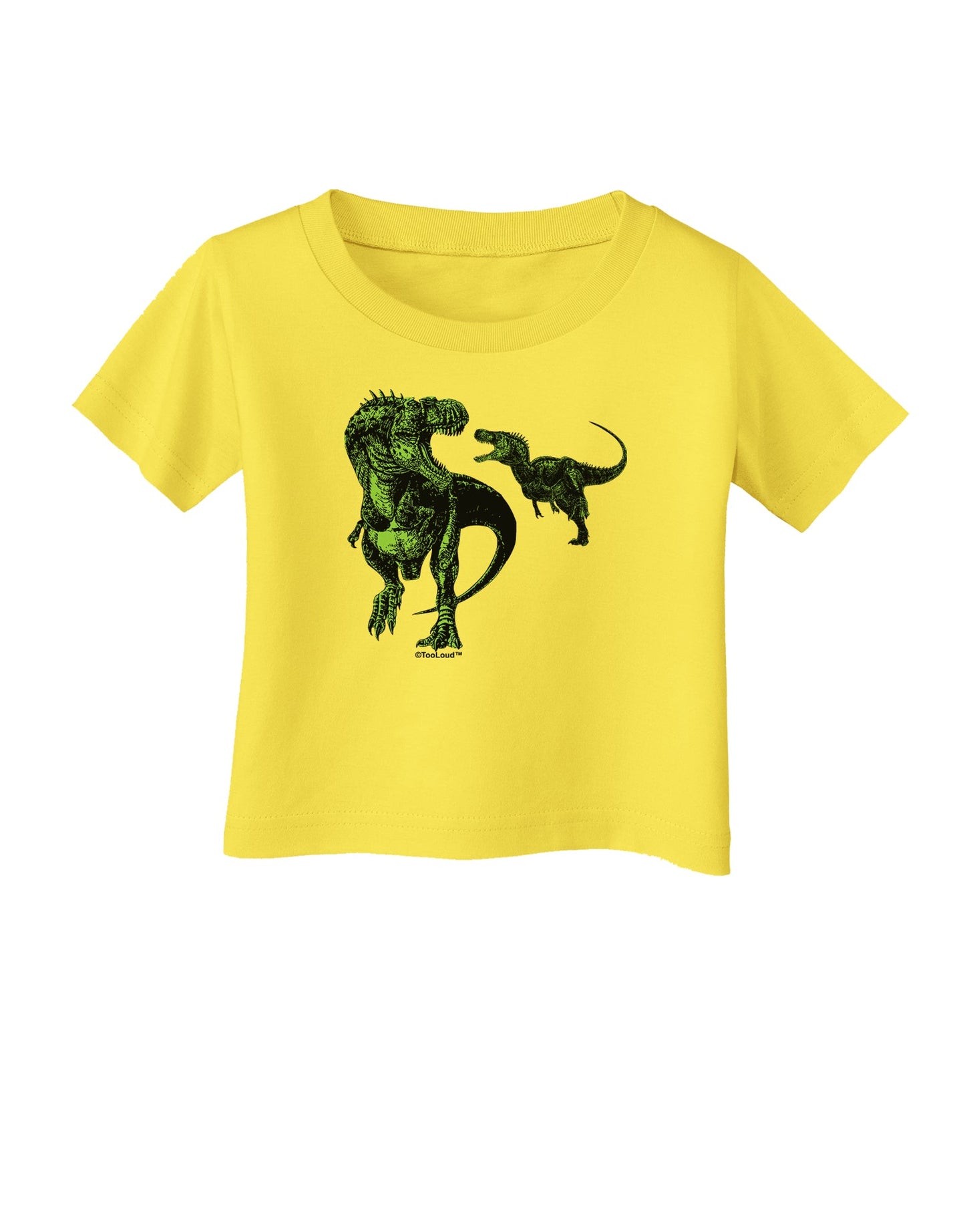 Jurassic Dinosaur Design 1 Infant T-Shirt by TooLoud-Infant T-Shirt-TooLoud-Yellow-06-Months-Davson Sales