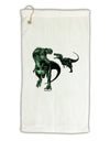 Jurassic Dinosaur Design 1 Micro Terry Gromet Golf Towel 16 x 25 inch by TooLoud-Golf Towel-TooLoud-White-Davson Sales