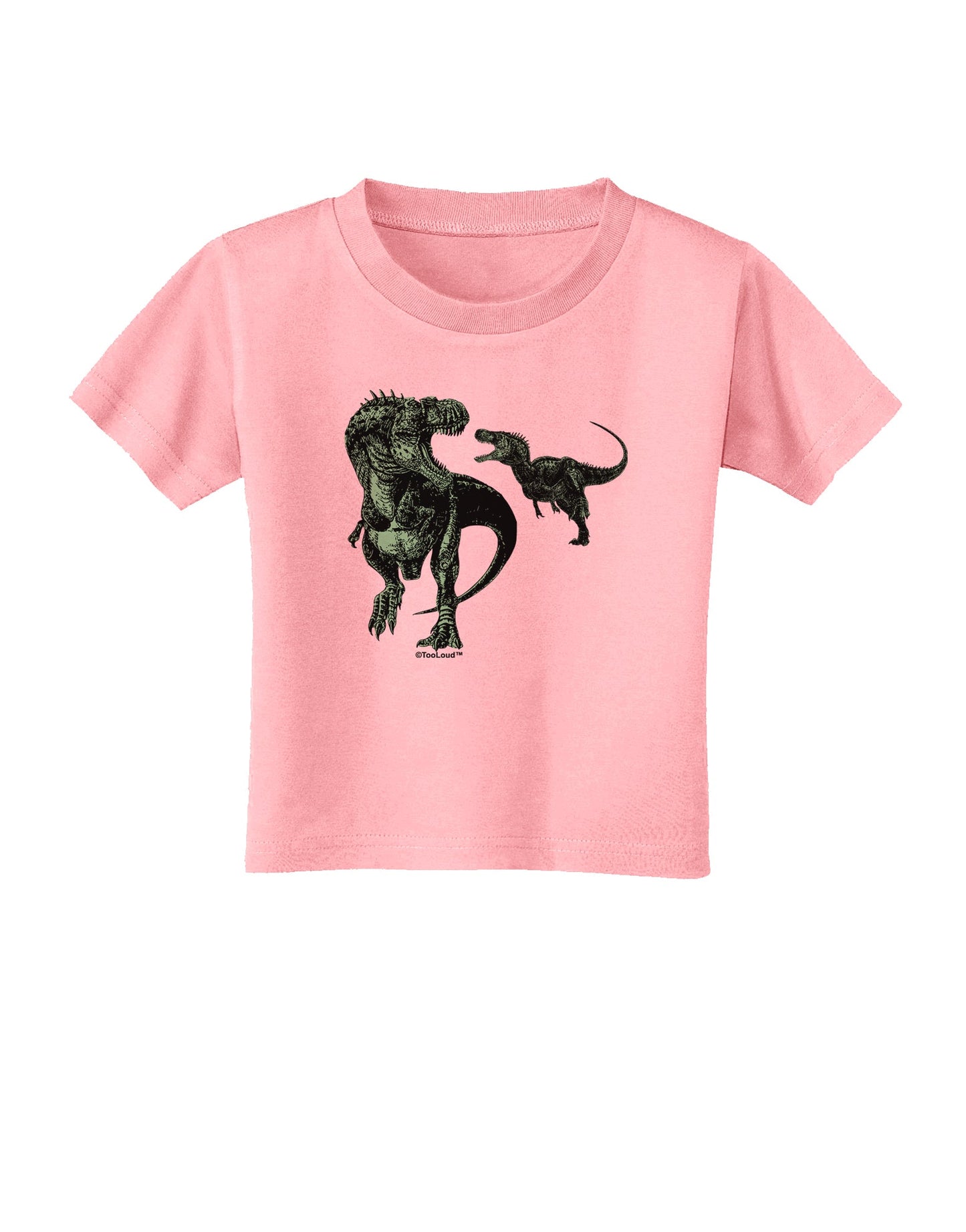 Jurassic Dinosaur Design 1 Toddler T-Shirt by TooLoud-Toddler T-Shirt-TooLoud-Candy-Pink-2T-Davson Sales